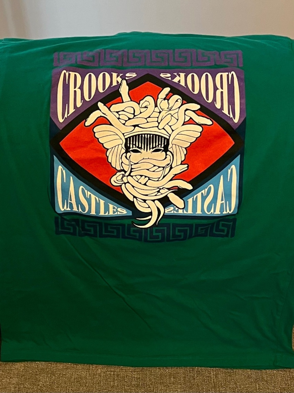 Crooks & Castles "Medusa head" T-Shirt | MED | Green